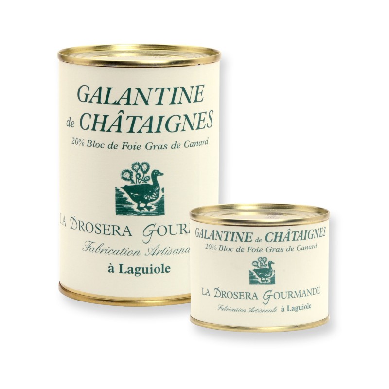 400 G Foie Gras Pour Combien De Personnes galantine de châtaignes 400g avec 20% de bloc de foie gras de canard